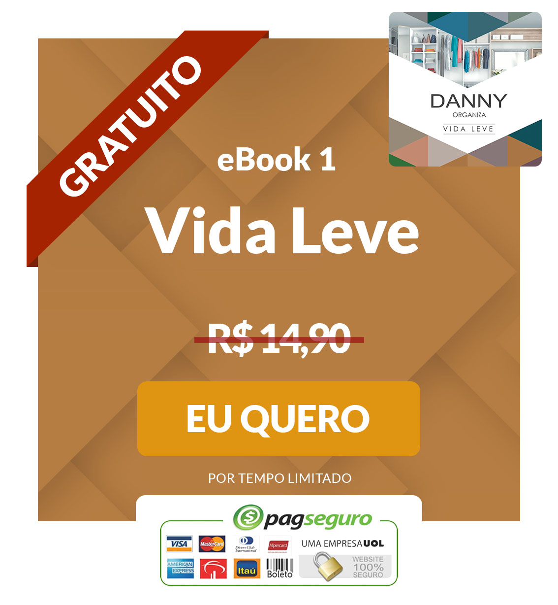 Ebook 1 - Vida Leve - Gratuito - Danny Organiza