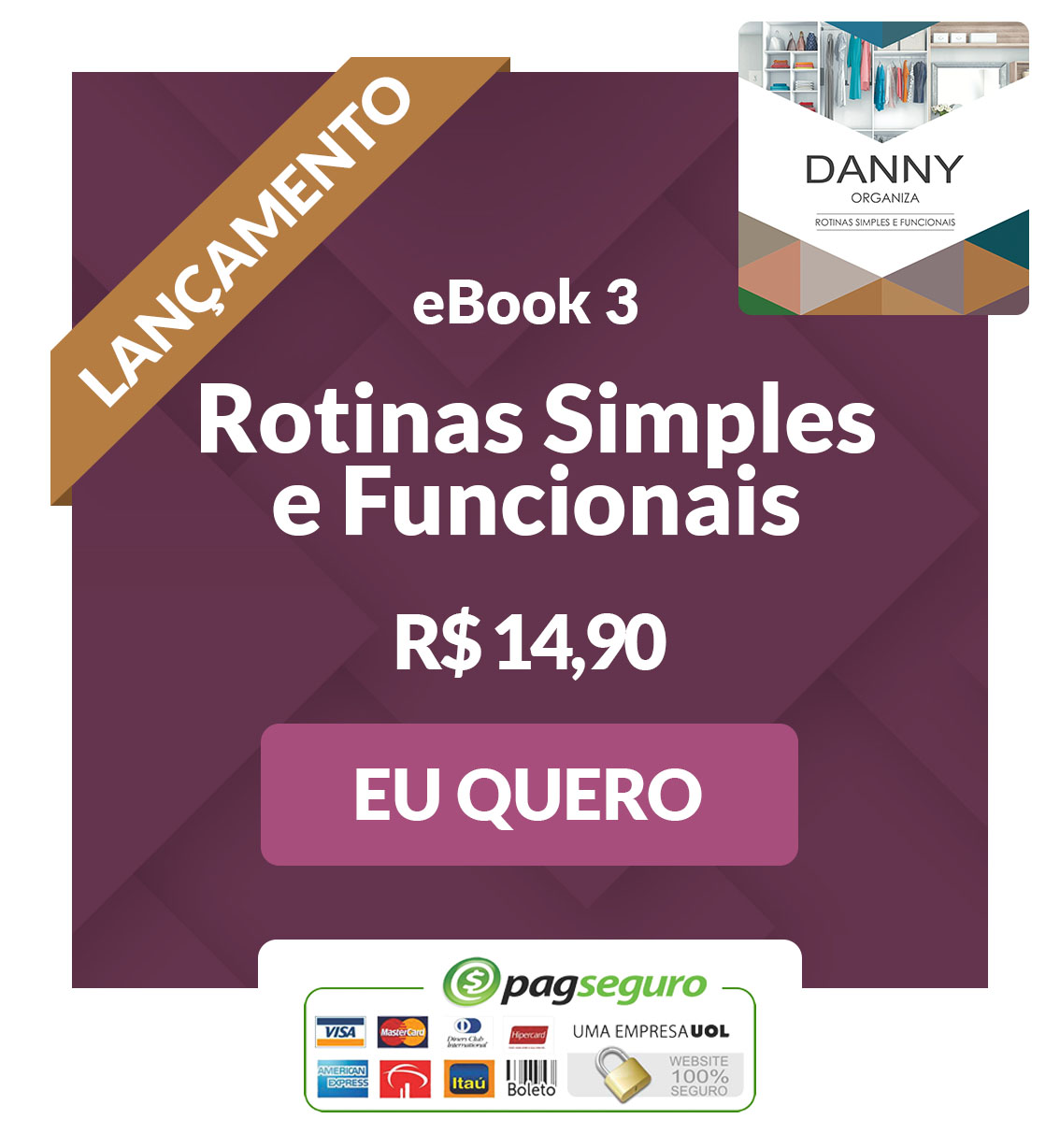 Ebook 3 - Rotinas Simples e Funcionais - Danny Organiza